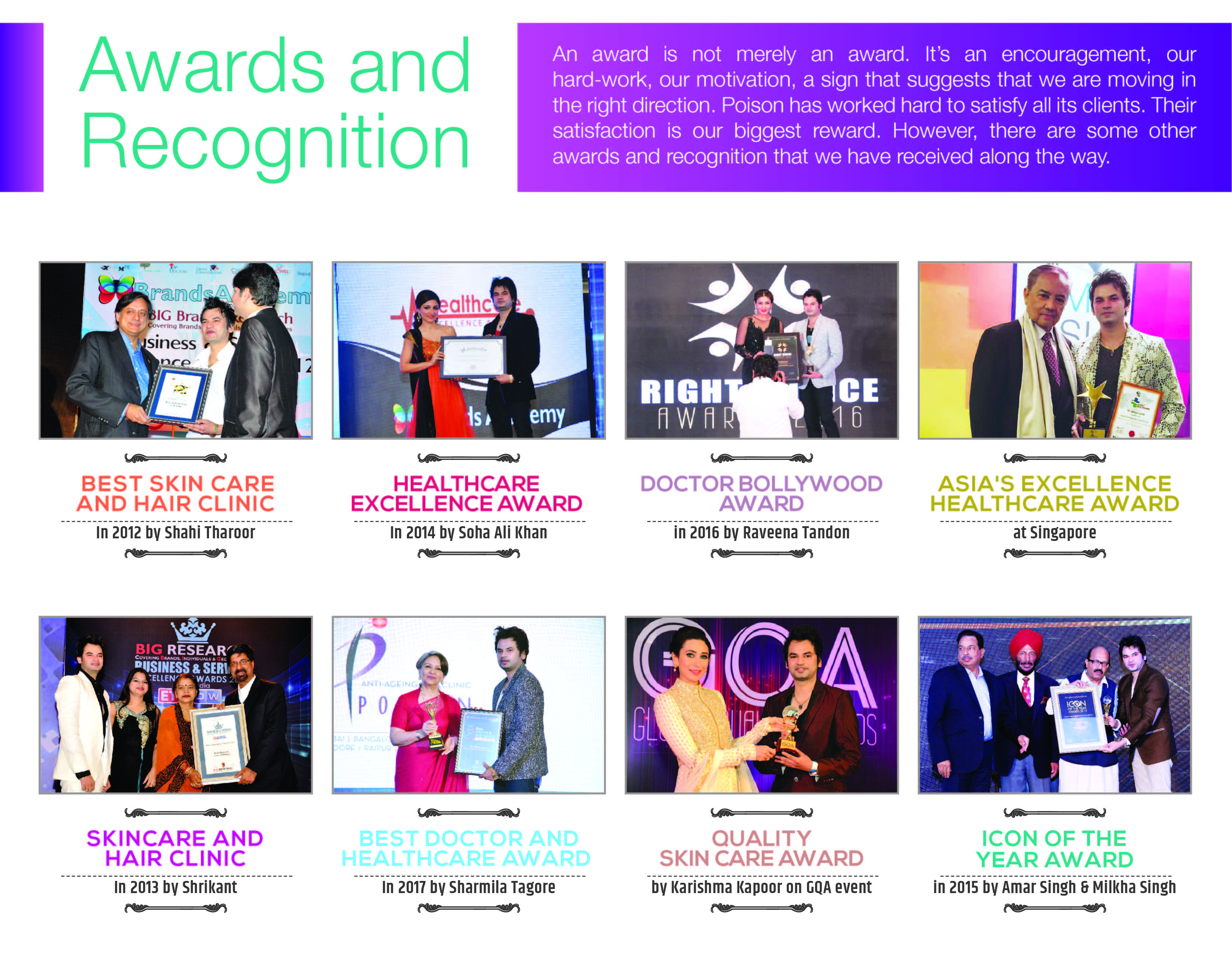 Awards & Recognition — Vol. 1